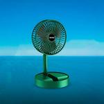 Folding Storage net red Rechargeable Mini Stand fan